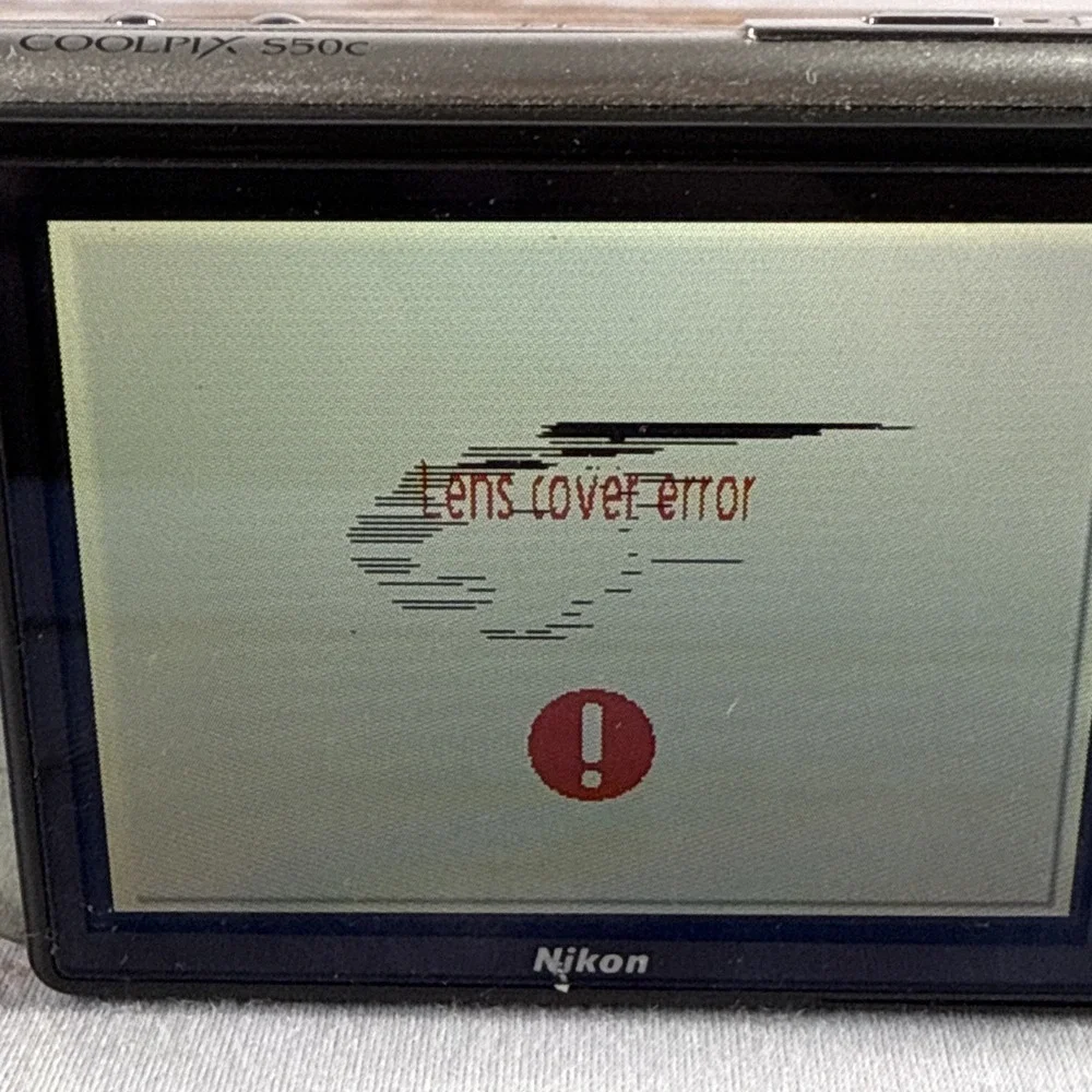 Nikon Coolpix S50 Digital Camera For Parts Not Working Lens Error Dead Pixels